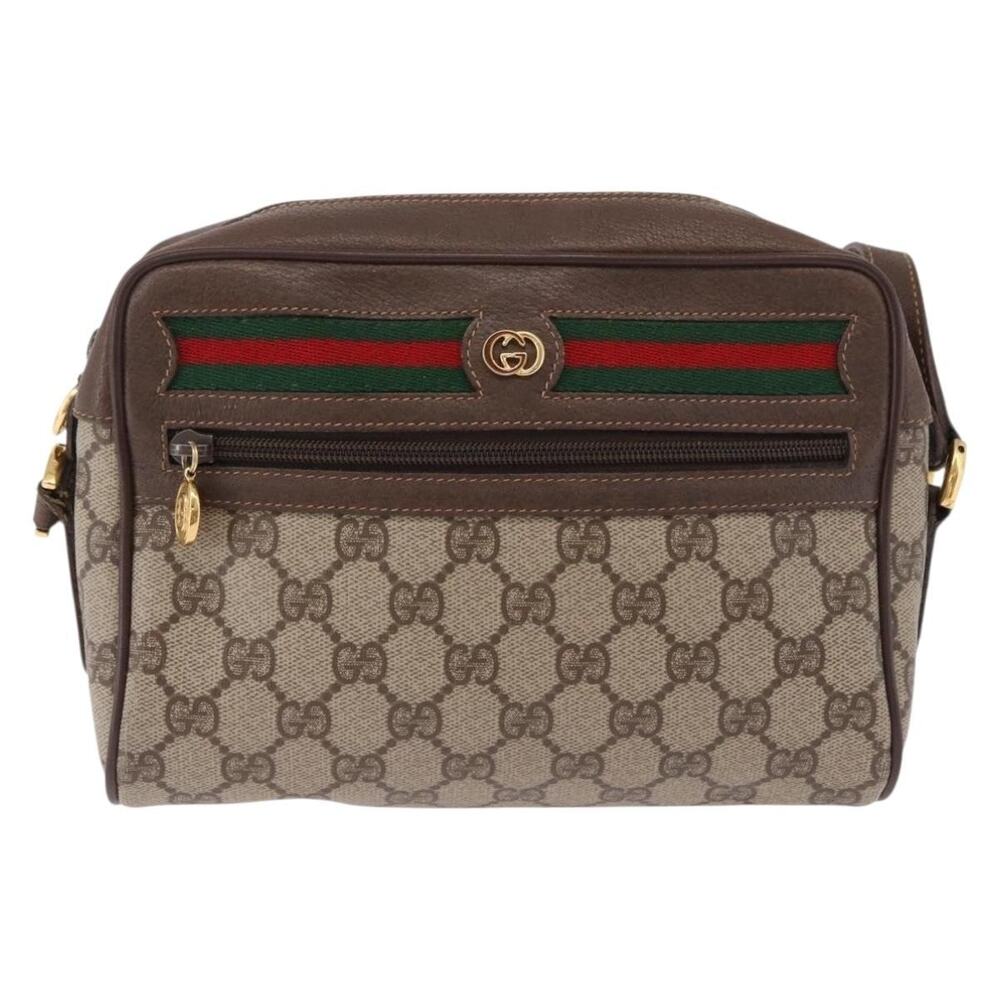 Gucci GG Supreme Shoulder Bag 56 Beige